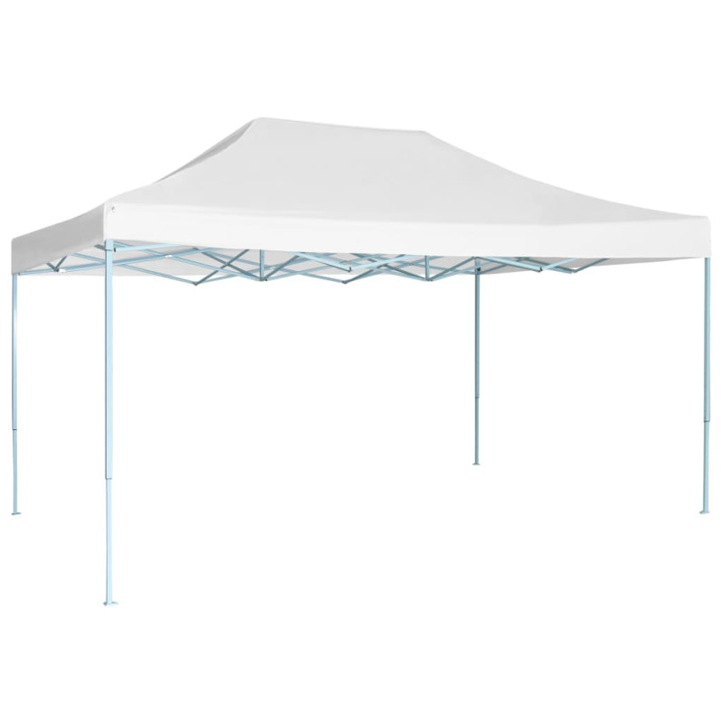 Tente de réception pliable 3x4,5 m Blanc