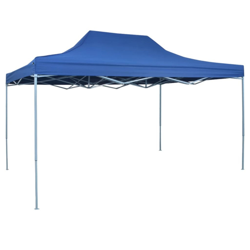 Tente pliable 3 x 4,5 m Bleu