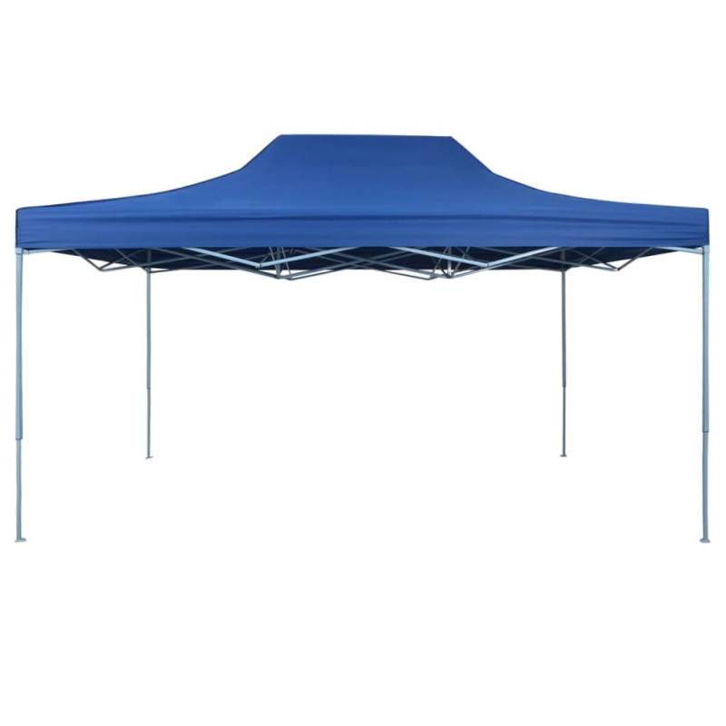 Tente pliable 3 x 4,5 m Bleu