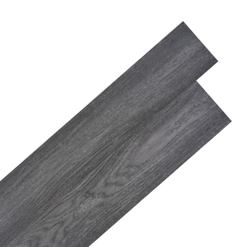 Dalles de plancher PVC autoadhésif 5,02 m² 2 mm noir et blanc 