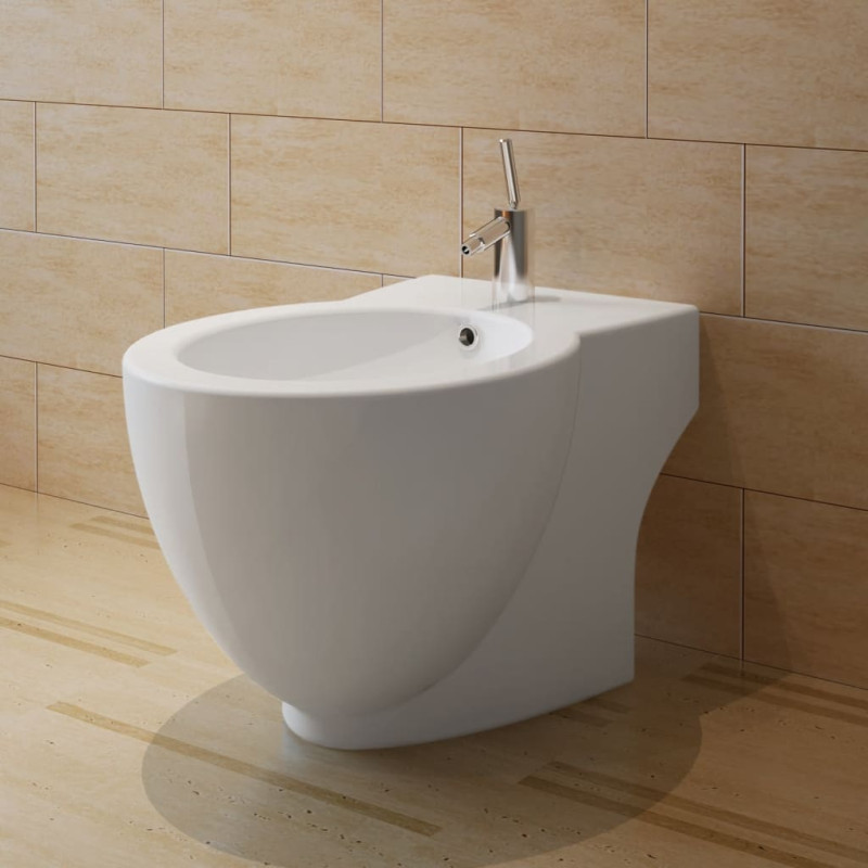 Bidet rond Céramique haute qualité Blanc 