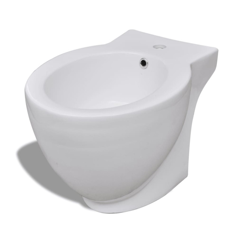 Bidet rond Céramique haute qualité Blanc 