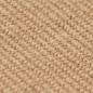 Tapis en jute avec support en latex 80x160 cm Naturel