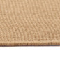 Tapis en jute avec support en latex 80x160 cm Naturel