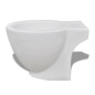 Ensemble de toilette et bidet sur pied blanc céramique