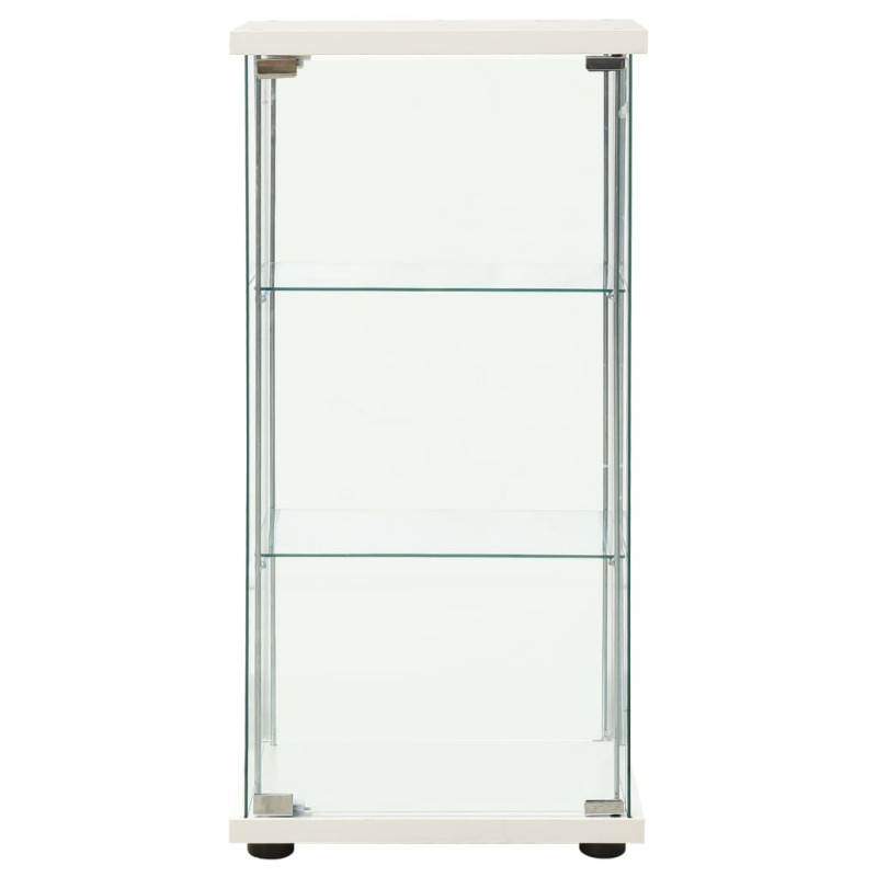 Armoire de rangement Verre trempé Blanc