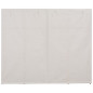 Garde robe Blanc 200 x 40 x 170 cm Tissu