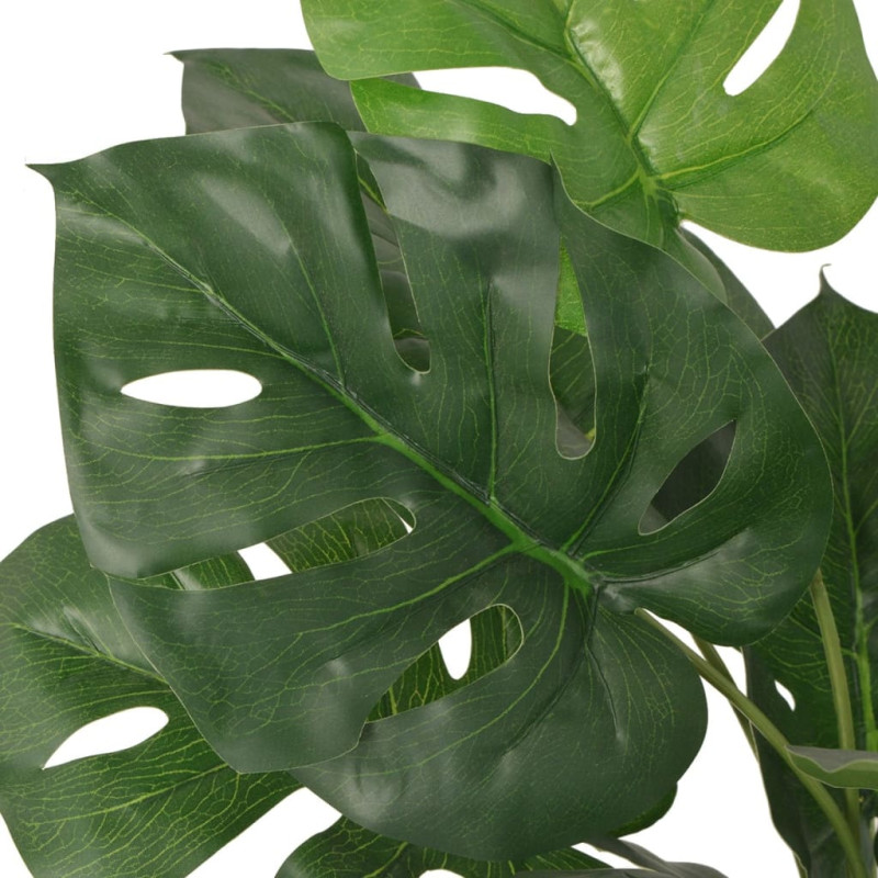 Plante Monstera artificielle avec pot 45 cm Vert