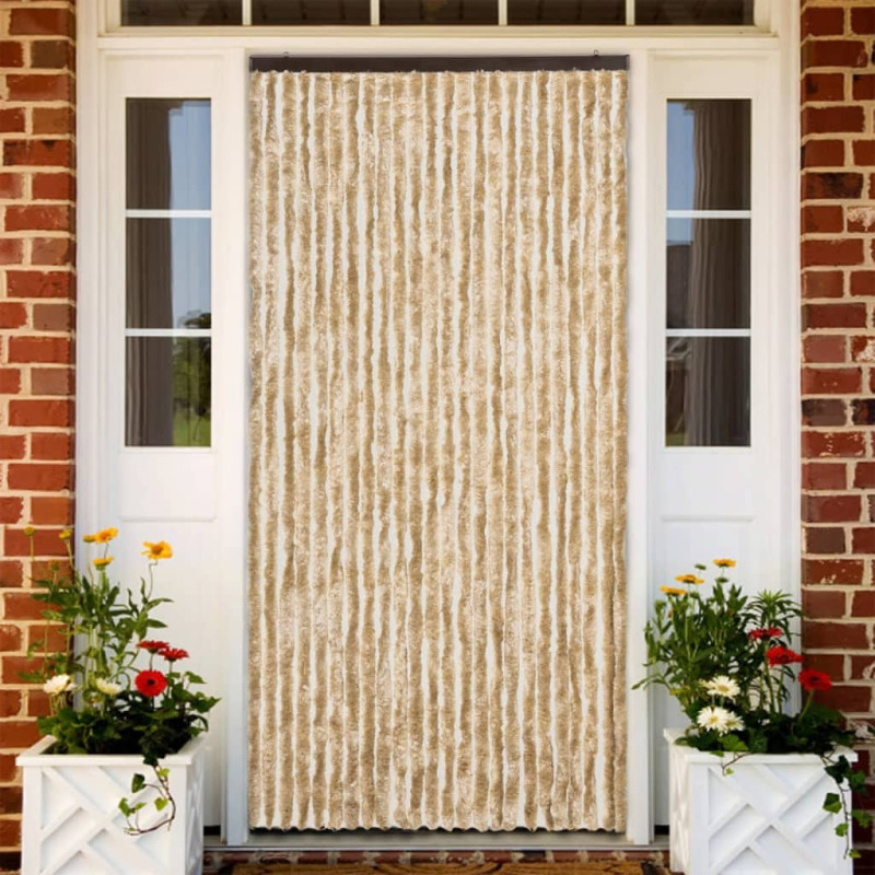 Moustiquaire Beige 100x220 cm Chenille