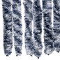 Moustiquaire Bleu blanc et argenté 56x185 cm Chenille