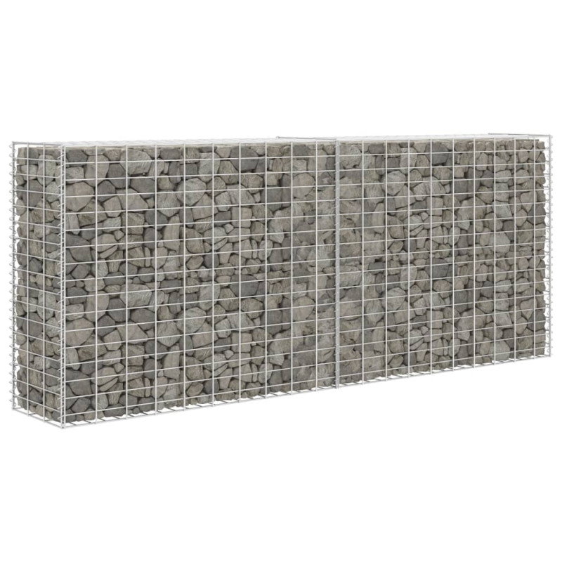 Panier de gabion Acier inoxydable 85x30x200 cm