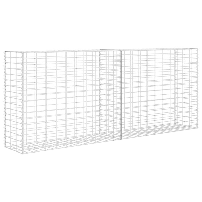 Panier de gabion Acier inoxydable 85x30x200 cm