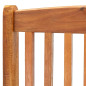 Chaises pliables d extérieur lot de 4 Bois d acacia solide