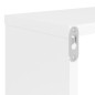 Étagères cube murales 2pcs Blanc 80x15x26,5cm bois d ingénierie