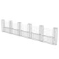 Panier de gabion en forme de U Acier galvanisé 570x20x100 cm