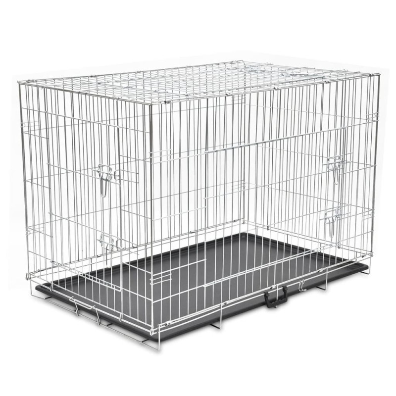 Cage métallique et pliable pour chiens XXL 