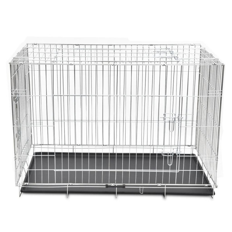 Cage métallique et pliable pour chiens XXL 