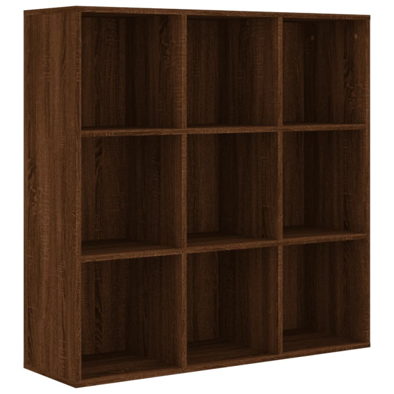 Armoire à livres chêne marron 98x29x97,5 cm