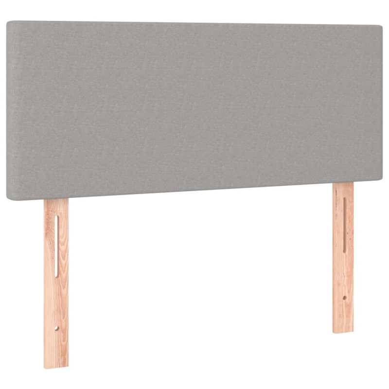 Tête de lit Gris clair 80x5x78 88 cm Tissu