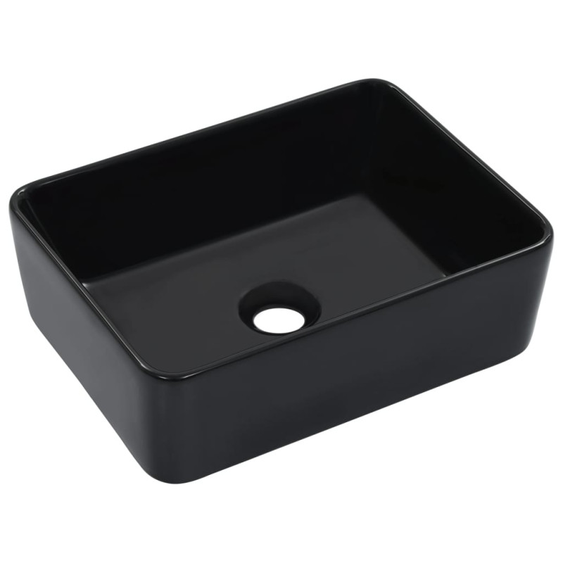 Lavabo 40x30x13 cm Céramique Noir