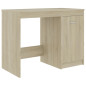 Bureau Chêne sonoma 140x50x76 cm Bois d’ingénierie