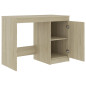 Bureau Chêne sonoma 140x50x76 cm Bois d’ingénierie