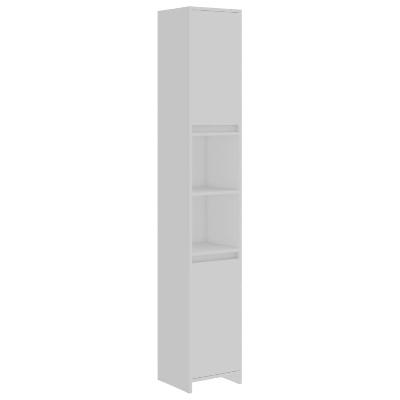 Armoire de salle de bain Blanc 30x30x183,5 cm Bois d ingénierie