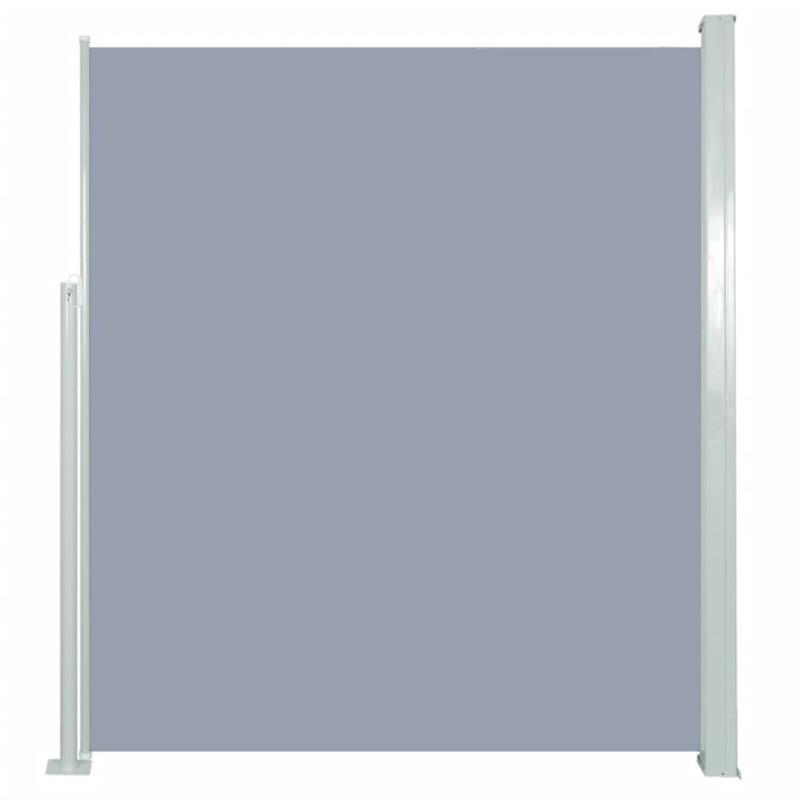 Auvent latéral rétractable 160 x 500 cm Gris