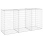 Mur en gabion avec couvercles Acier galvanisé 200x60x100 cm