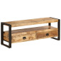 Meuble TV 120x35x45 cm Bois solide de manguier