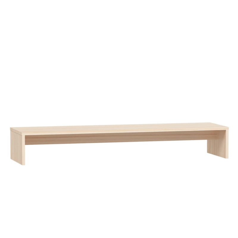 Support de moniteur 100x27x15 cm Bois de pin solide