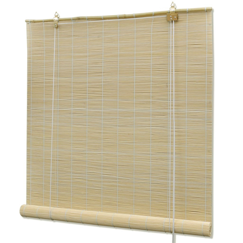 Store roulant en bambou 100 x 220 cm Naturel