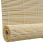 Store roulant en bambou 100 x 220 cm Naturel