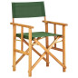 Chaises de metteur en scène lot de 2 bois massif d acacia vert