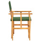 Chaises de metteur en scène lot de 2 bois massif d acacia vert