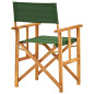 Chaises de metteur en scène lot de 2 bois massif d acacia vert