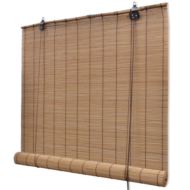 Store roulant en bambou 80x220 cm Marron