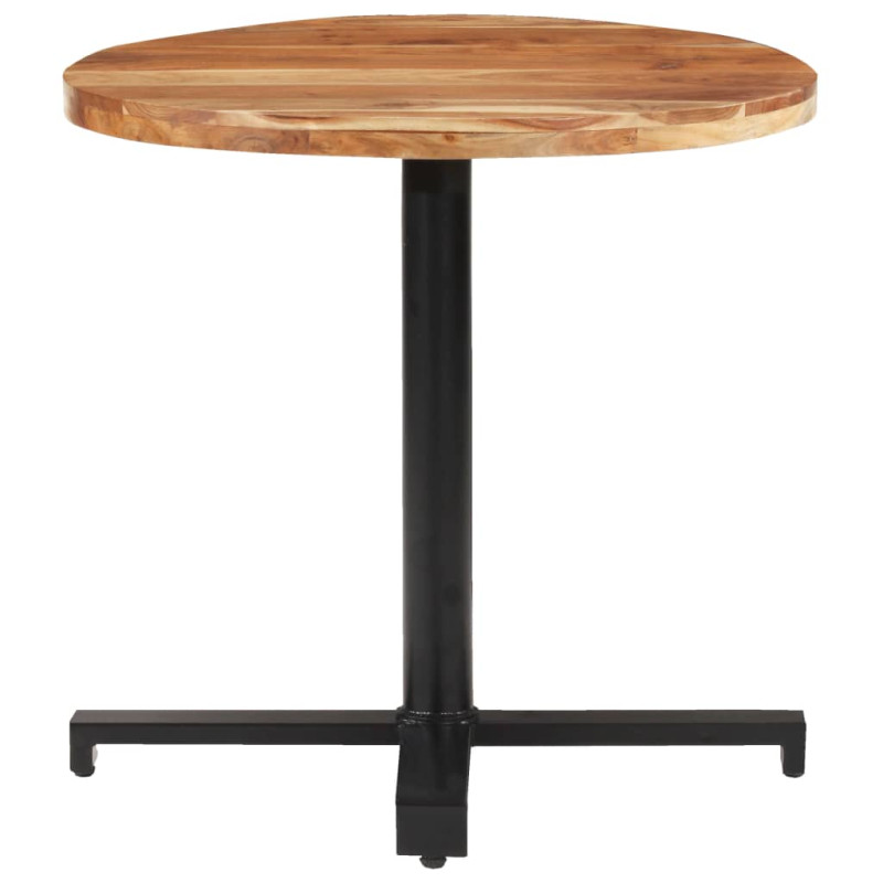 Table de bistro Ronde Ø80x75 cm Bois d acacia massif