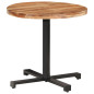 Table de bistro Ronde Ø80x75 cm Bois d acacia massif