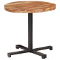 Table de bistro Ronde Ø80x75 cm Bois d acacia massif