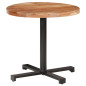 Table de bistro Ronde Ø80x75 cm Bois d acacia massif