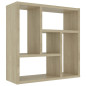 Étagère murale Chêne sonoma 45,1x16x45,1 cm Bois d’ingénierie