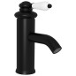 Robinet de lavabo de salle de bain Noir 130x180 mm