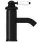 Robinet de lavabo de salle de bain Noir 130x180 mm