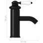 Robinet de lavabo de salle de bain Noir 130x180 mm