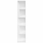 Armoire d angle Blanc brillant 33x33x164,5 cm Bois d ingénierie