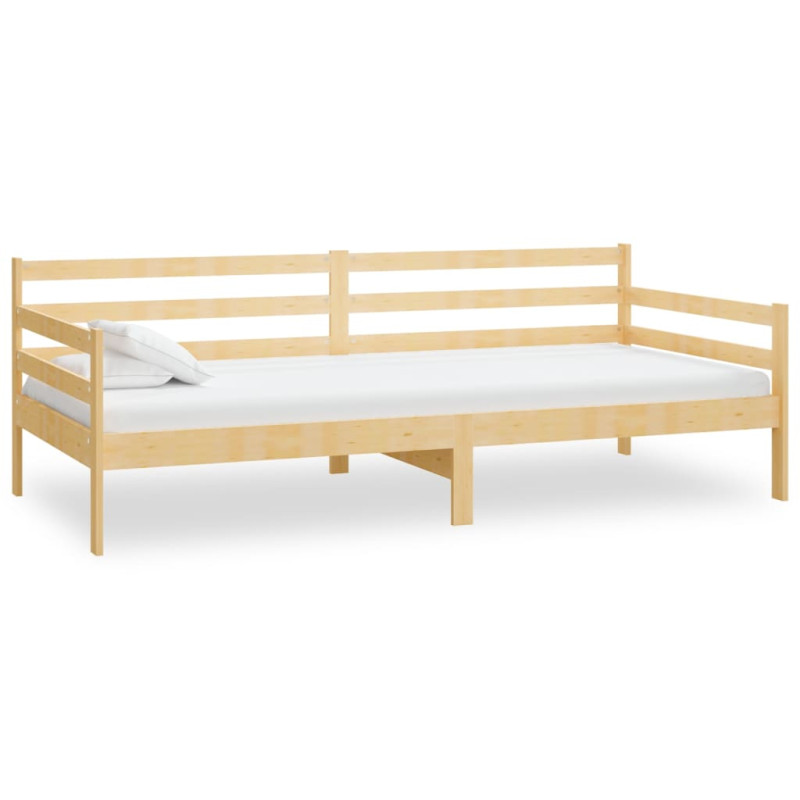 Lit de jour sans matelas bois de pin massif 90x200 cm