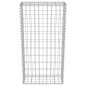 Mur en gabion avec couvercles Acier galvanisé 50x20x100 cm