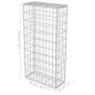 Mur en gabion avec couvercles Acier galvanisé 50x20x100 cm