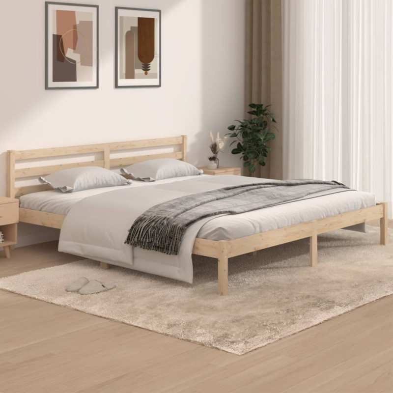 Cadre de lit sans matelas 180x200 cm